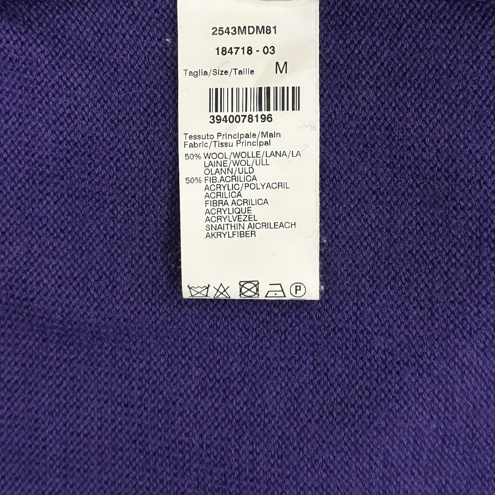 MSGM Color Block Patchwork Wool-Blend Sweater (Multicolored) - Picture 15 of 16